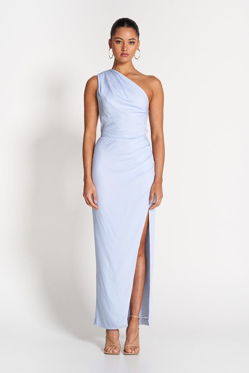 Fame and Partners - Strappy Draped Gown - Light Nu | Nuuly Thrift